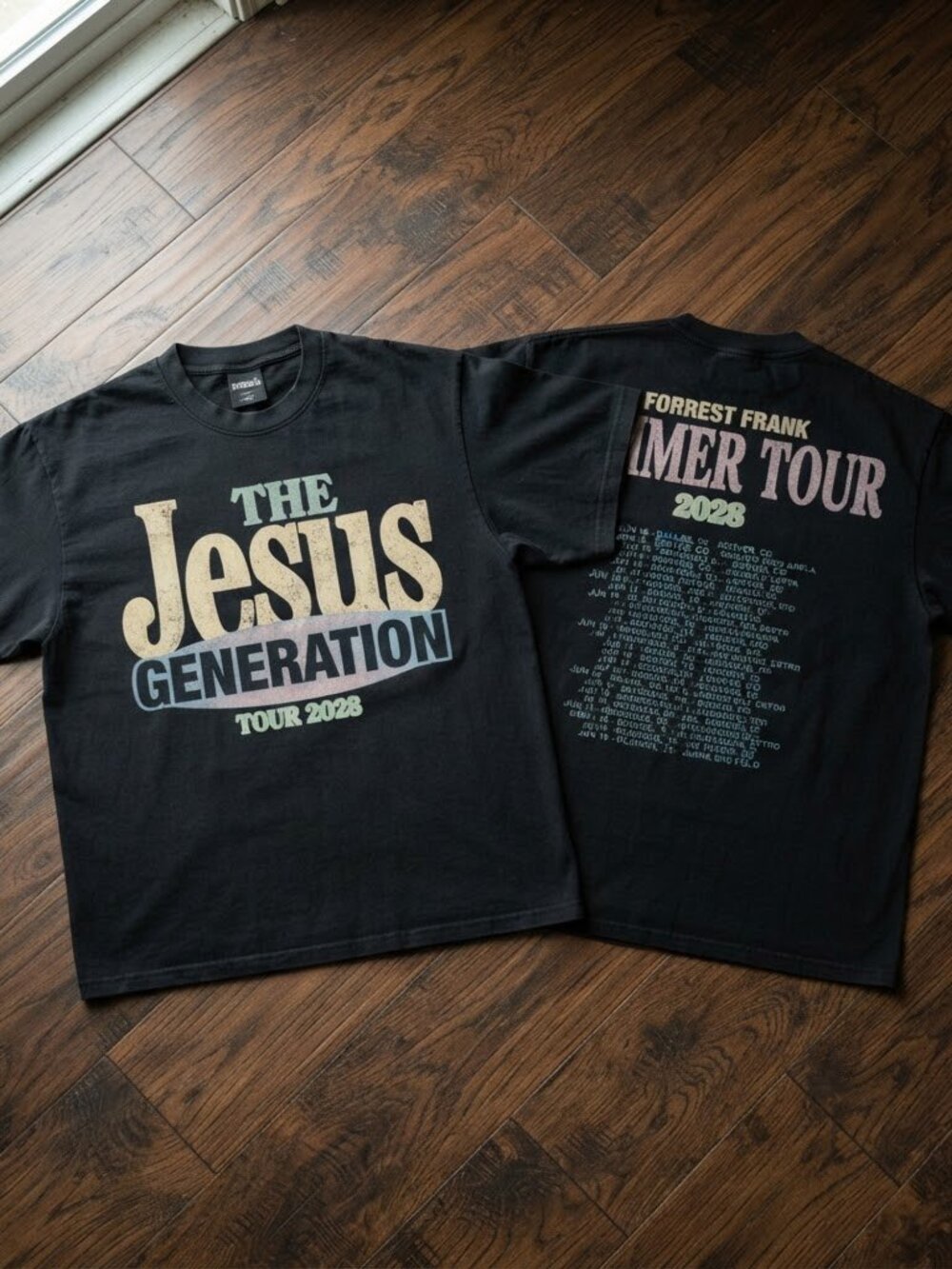 Forrest Frank The Jesus Generation Summer Tour 2026 Double Sided T-Shirt Reprint